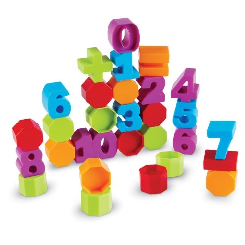 Number & Counting Building Blocks, This colourful set of Number & Counting Building Blocks will keep early learners engaged for hours as they stack and spell basic words while developing their fine motor skills too! The Learning Resources Number & Counting Building Blocks contains sturdy plastic letters which are perfectly sized for little hands. Attractive Number & Counting Building Blocks set encourages a variety of early literacy skills: Letter recognition The Alphabet Phonetical Awareness Early word bui