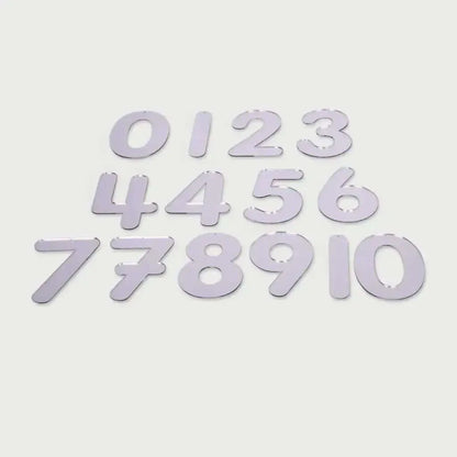 Number Mirror Set Pack of 14-Number Mirror Set Pack of 14
