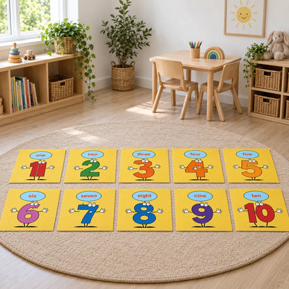 Number Placement Mats without children