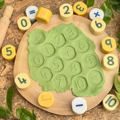 Number Stamping Stones-Number Stamping Stones