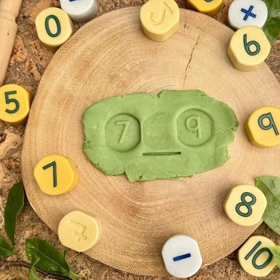 Number Stamping Stones-Number Stamping Stones