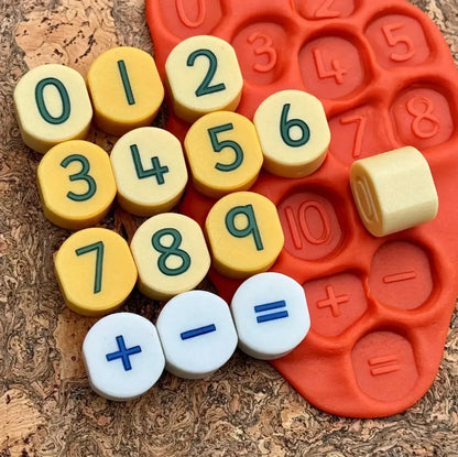 Number Stamping Stones-Number Stamping Stones