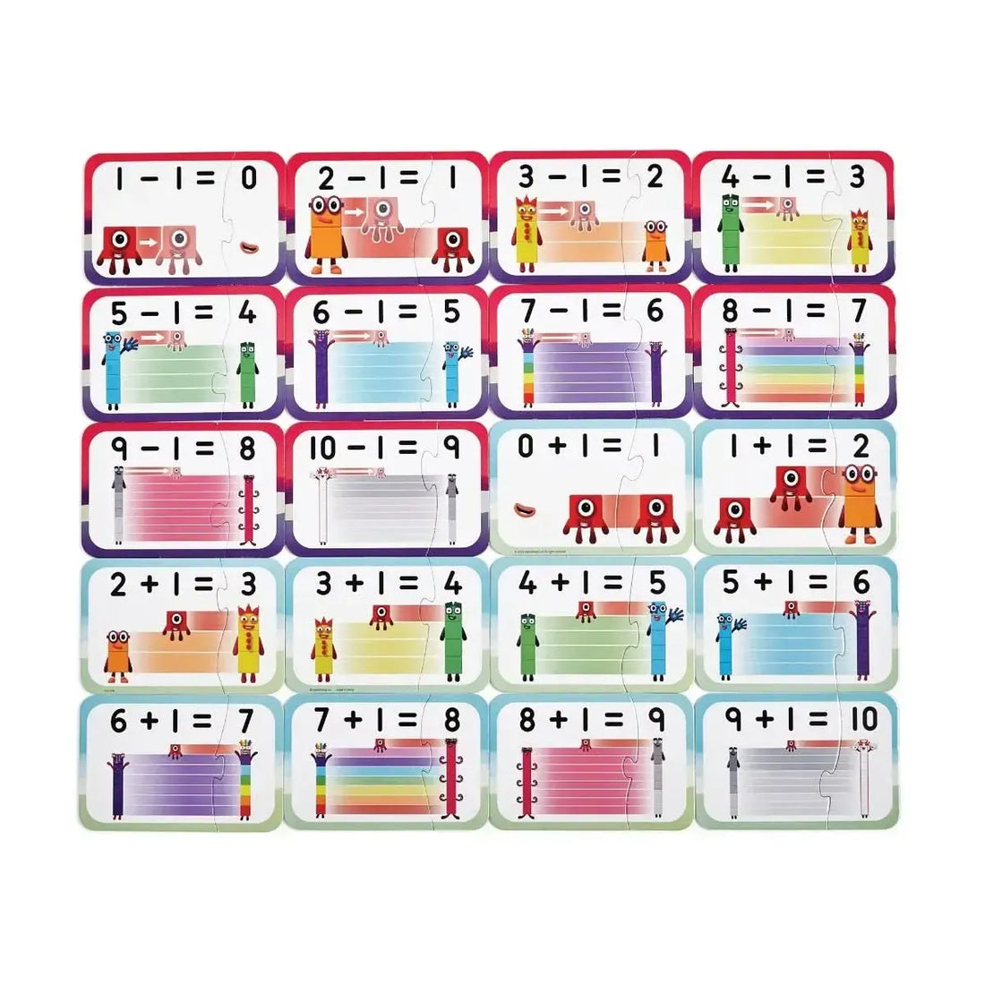 Numberblocks Adding and Subtracting Puzzle Set-Numberblocks Adding and Subtracting Puzzle Set