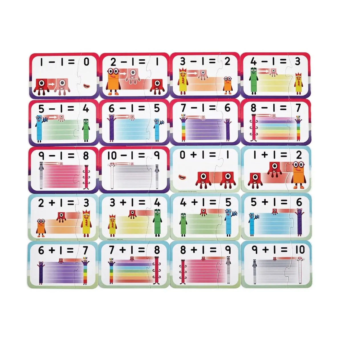 Numberblocks Adding and Subtracting Puzzle Set-Numberblocks Adding and Subtracting Puzzle Set