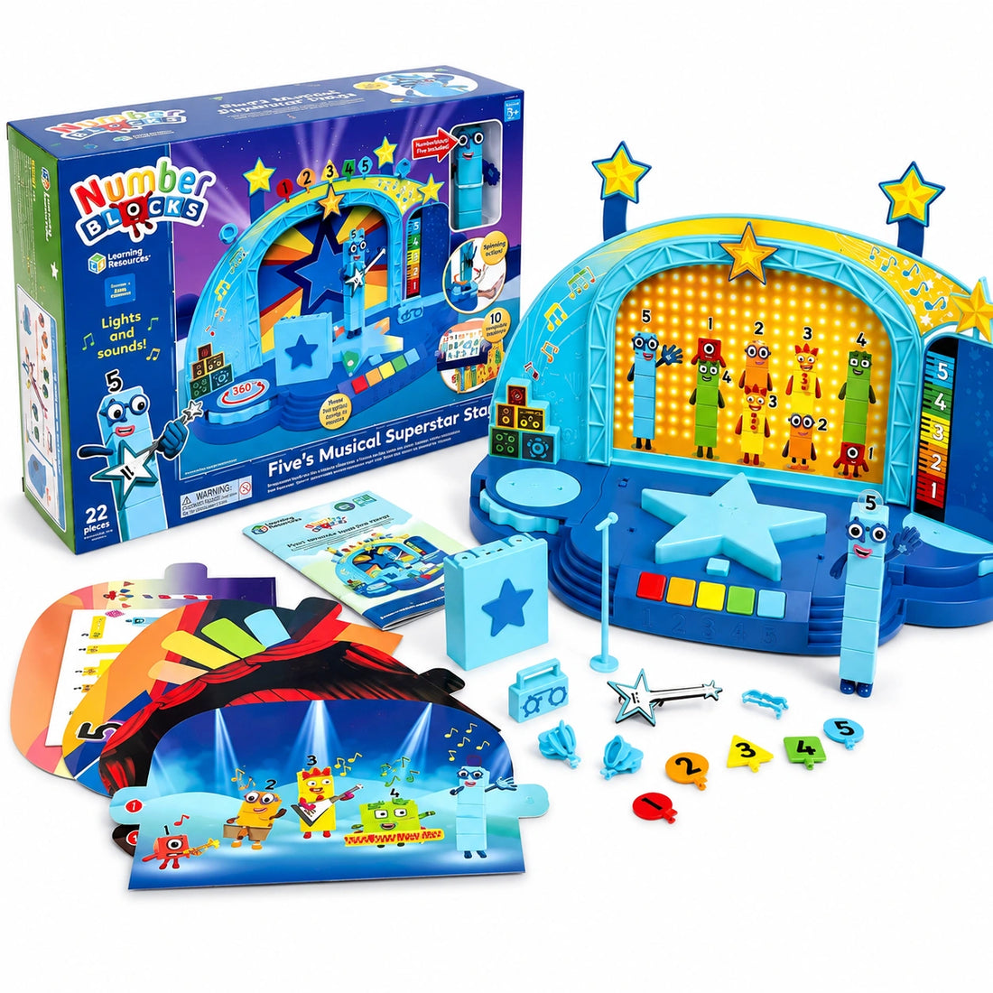 Numberblocks Five's Musical Superstar Stage-Numberblocks Five's Musical Superstar Stage