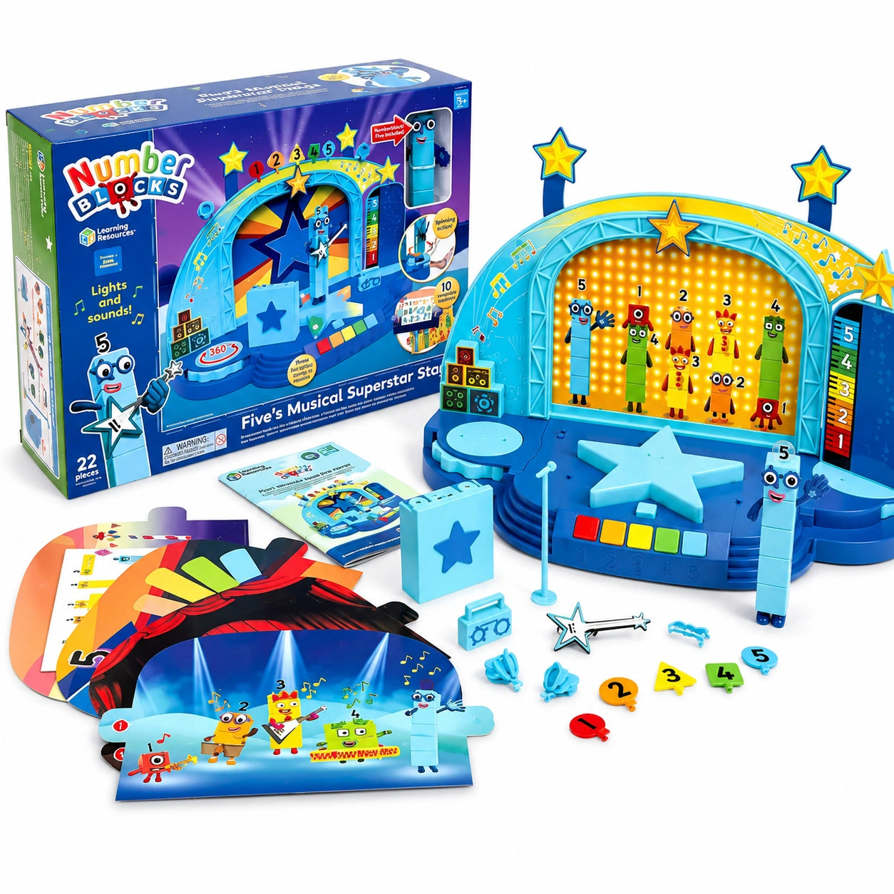 Numberblocks Five's Musical Superstar Stage-Numberblocks Five's Musical Superstar Stage
