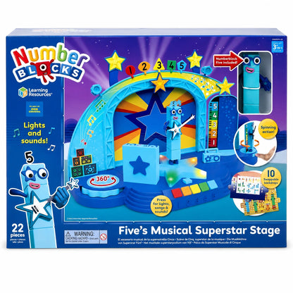 Numberblocks Five's Musical Superstar Stage-Numberblocks Five's Musical Superstar Stage