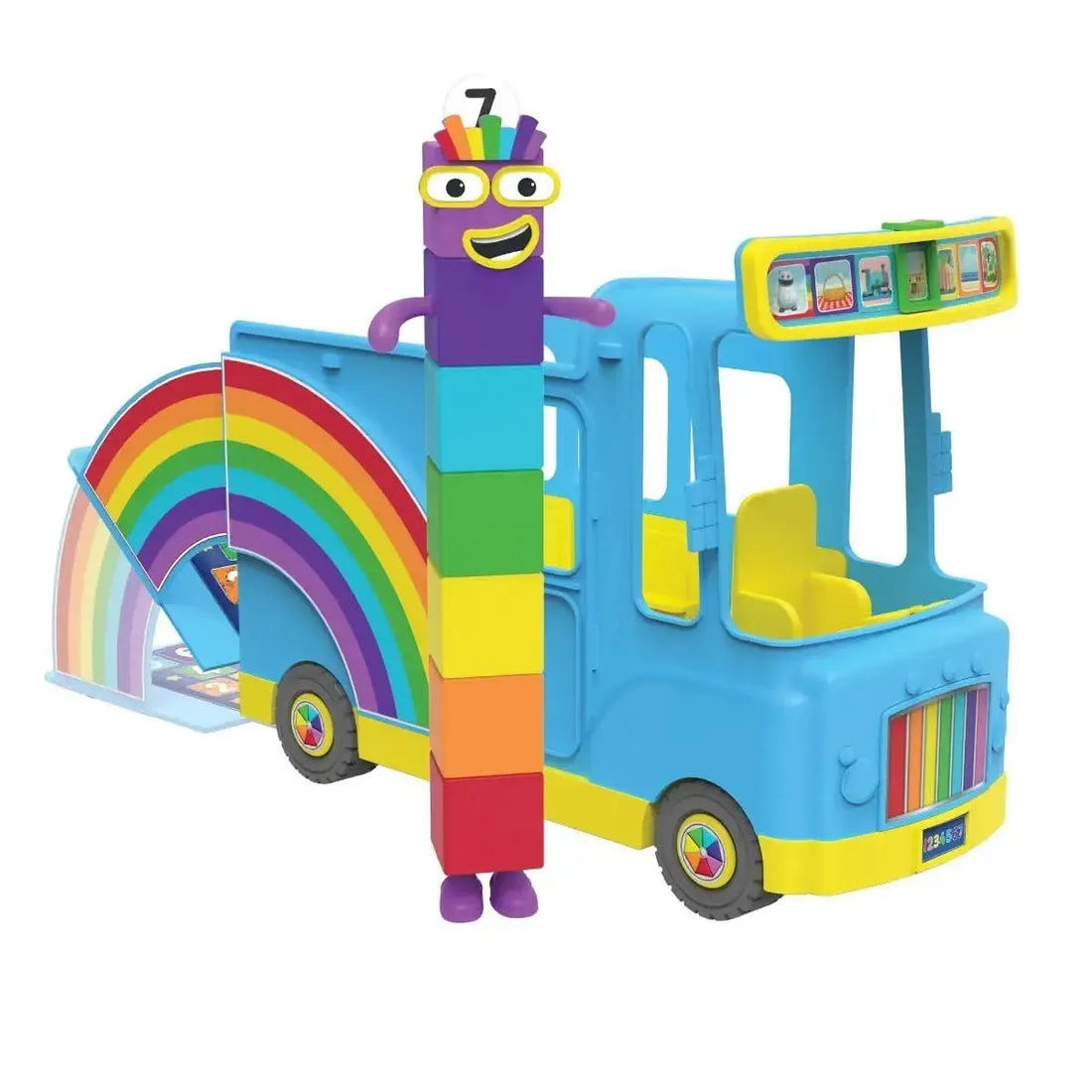 Number Bus Assembly Numberblocks Rainbow Counting Bus,,Numberblocks toys,Numberblocks ...