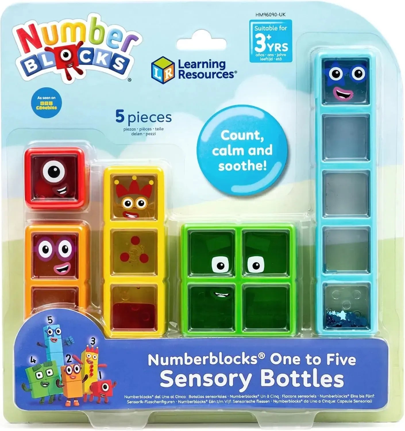 Numberblocks Sensory Tubes-Numberblocks Sensory Tubes