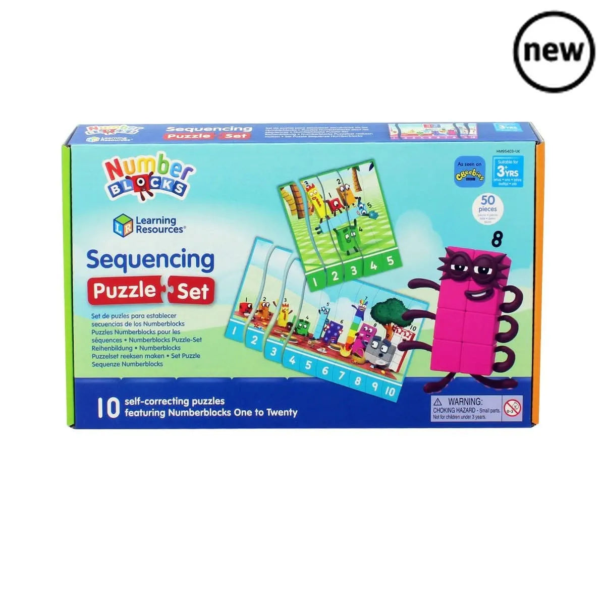 Numberblocks Sequencing Puzzle Set-Numberblocks Sequencing Puzzle Set