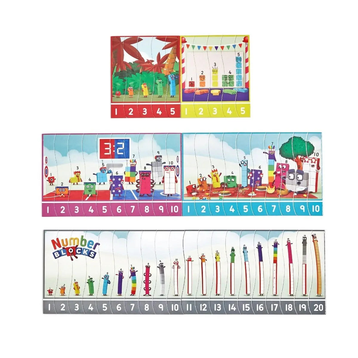 Numberblocks Sequencing Puzzle Set-Numberblocks Sequencing Puzzle Set