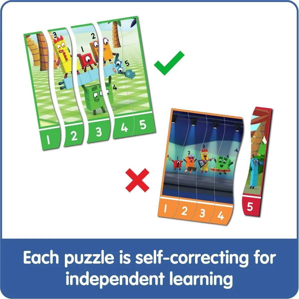 Numberblocks Sequencing Puzzle Set,Numberblocks toys,Numerblocks ...