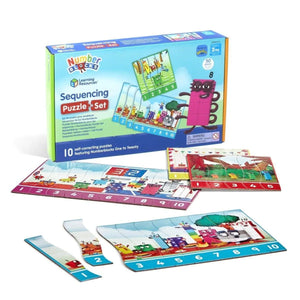 Numberblocks Sequencing Puzzle Set-Numberblocks Sequencing Puzzle Set