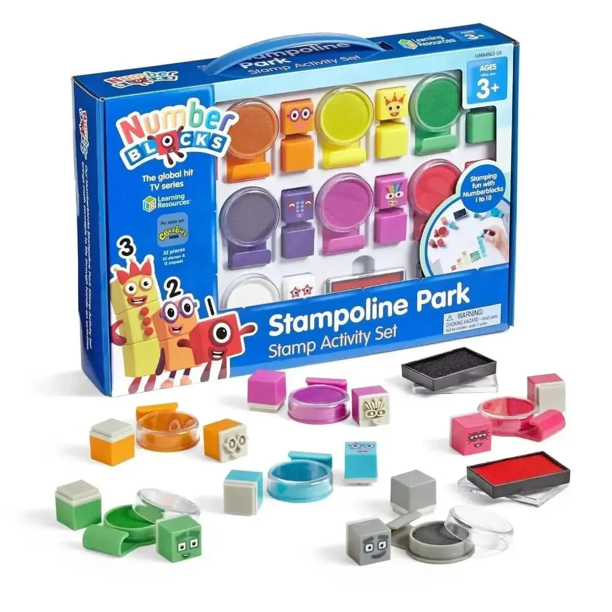 Numberblocks Stampoline Park Stamp Activity Set-Numberblocks Stampoline Park Stamp Activity Set