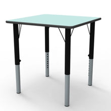 Nursery Height Adjustable Square Classroom Table-Nursery Height Adjustable Square Classroom Table