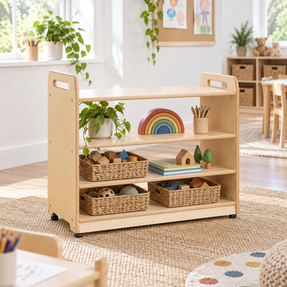 Open Storage Unit in a bright early years classroom