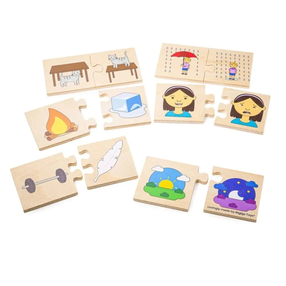 Opposites Wooden Puzzle-Opposites Wooden Puzzle