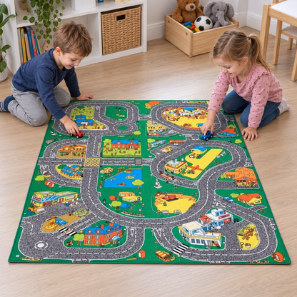 Original Roadway Playmat — lifestyle 2 of 8, shown in use with children