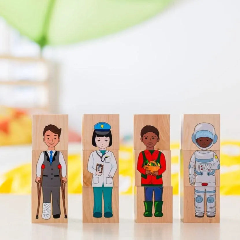 Our Community Wooden Blocks-Our Community Wooden Blocks