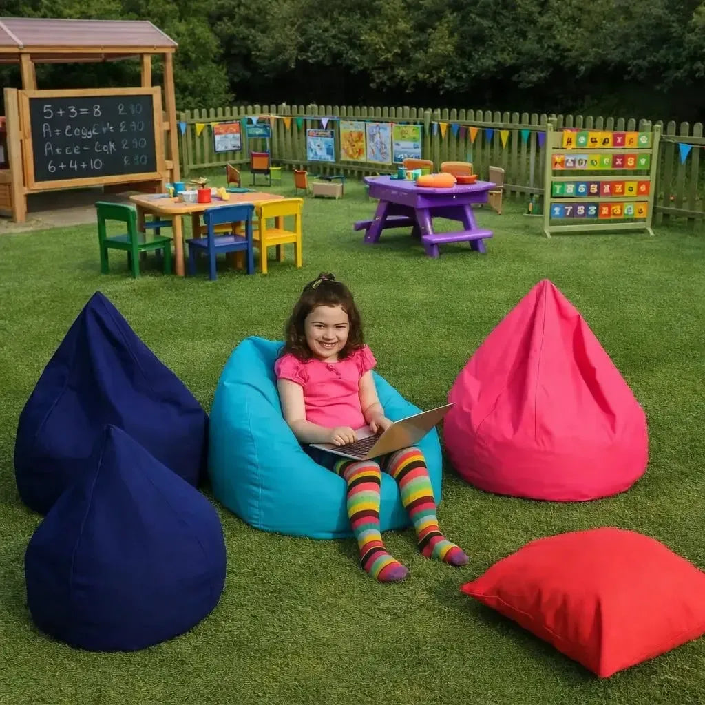 Outdoor Beanbags Pack of 4-Outdoor Beanbags Pack of 4