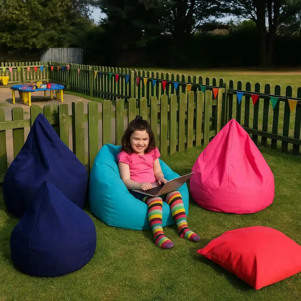 Outdoor Beanbags Pack of 4-Outdoor Beanbags Pack of 4