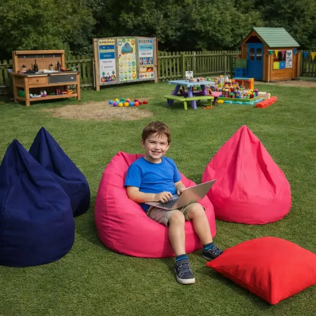 Outdoor Beanbags Pack of 4-Outdoor Beanbags Pack of 4