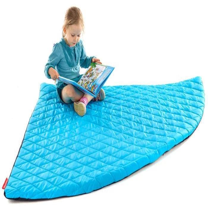Outdoor Corner Mats L200 x W128cm, This corner mat is suitable for in or outdoor use due to its shower resistant fabric. Can be rolled and secured with hook and loop when not in use. Fabric can be easily wiped down to clean. In a choice of six colours. The quilted corner mat can be used both indoor or outdoor and designed to fit into any corner it is a great way to maximise the space within your classroom. Manufactured with quilted shower proof wipe clean materials, you need not worry about any spills or ou