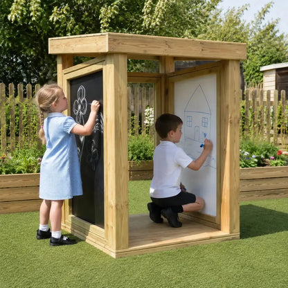 Outdoor Creativity Cube outdoor nursery lifestyle scene 7