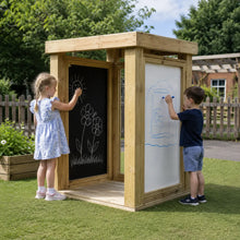 Outdoor Creativity Cube outdoor nursery lifestyle scene 1
