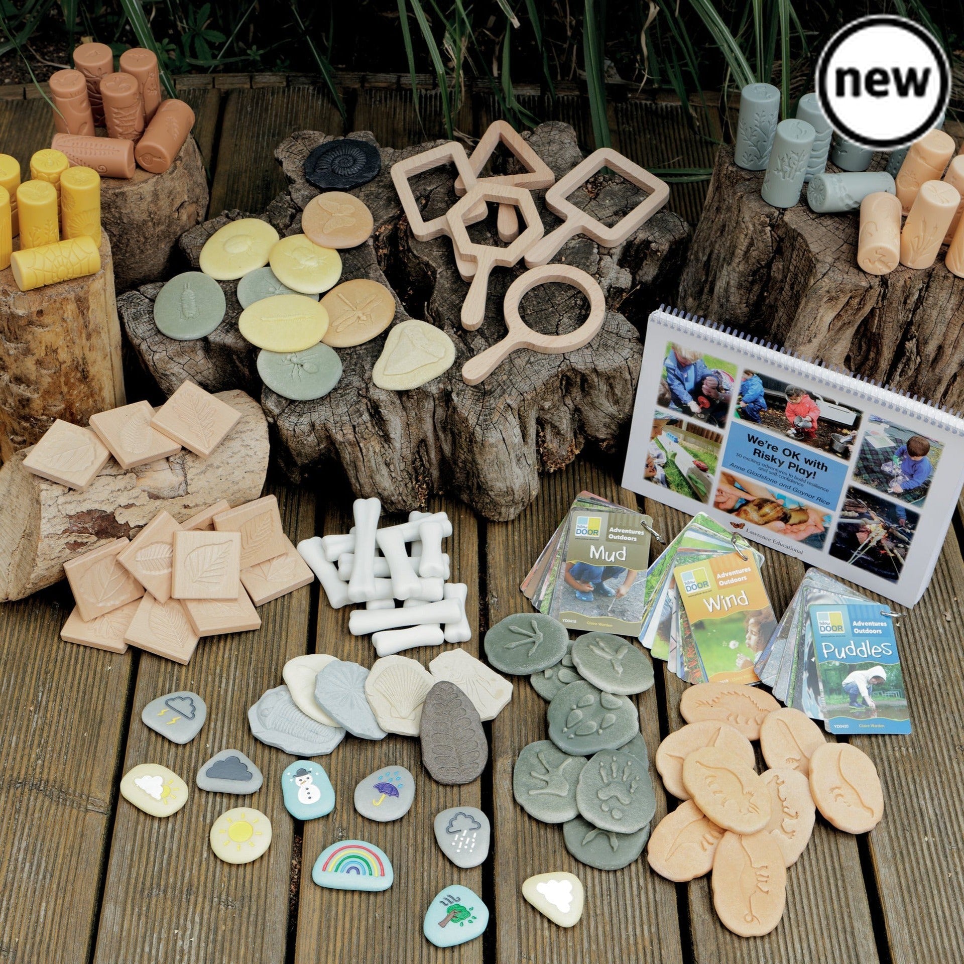 Outdoor Explorer Kit, Designed to inspire every young explorer and investigator, this exciting collection of early STEM play resources are robust enough for lots of outdoor learning. Encourage children’s curiosity and questioning skills, as they expand their knowledge and understanding of the natural world. Track animals, existing and prehistoric, around your setting, find evidence of ancient creatures, forecast and record the weather, roll out a natural habitat and revel in the outdoor environment. The res
