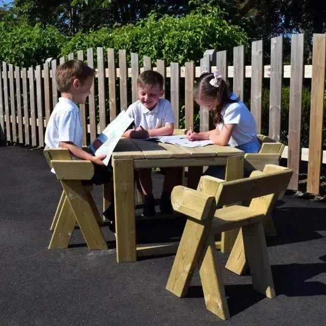 Outdoor Midi Table and Chairs for Children-Outdoor Midi Table and Chairs for Children