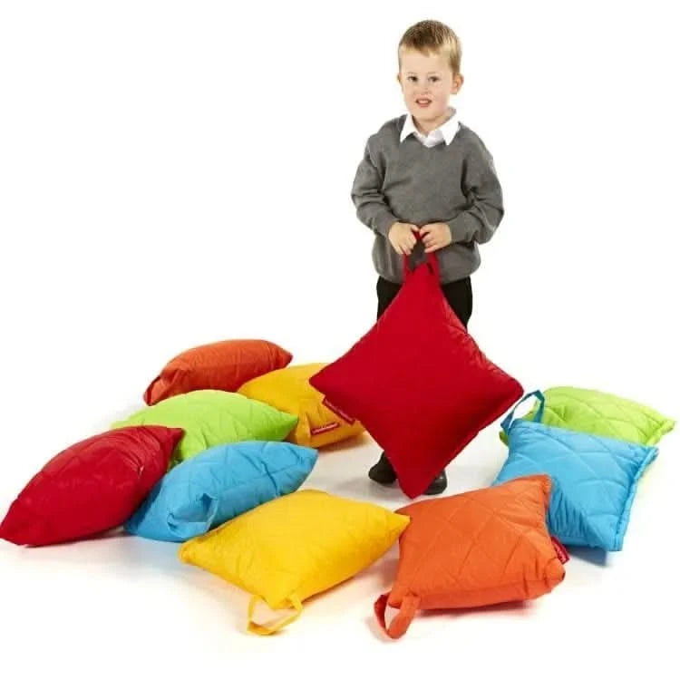 Outdoor Quilted Carry Cushions 10 pack-Outdoor Quilted Carry Cushions 10 pack