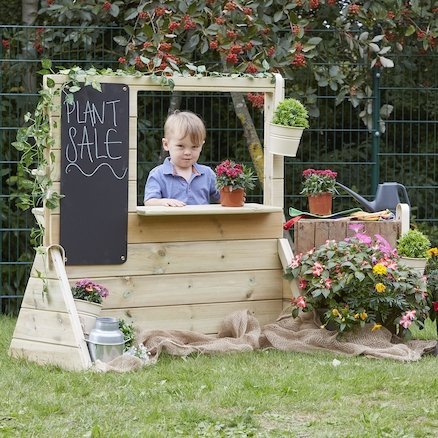 Outdoor Role Play Panel Set of 3, The Outdoor Role Play Panel Set of 3 is ideal for role play. What will it be today? A shop, ice cream kiosk or a market stall? Limited only by imagination! The Outdoor Role Play Panel Set of 3 features a chalkboard on one side and shelves on the other. Wide base for stability. Easy to move around, or could be put away to store. Made from pre-treated Scandinavian Redwood, which is guaranteed against rot and insect infestation for 10 years. Outdoor Role Play Panel Set of 3, O