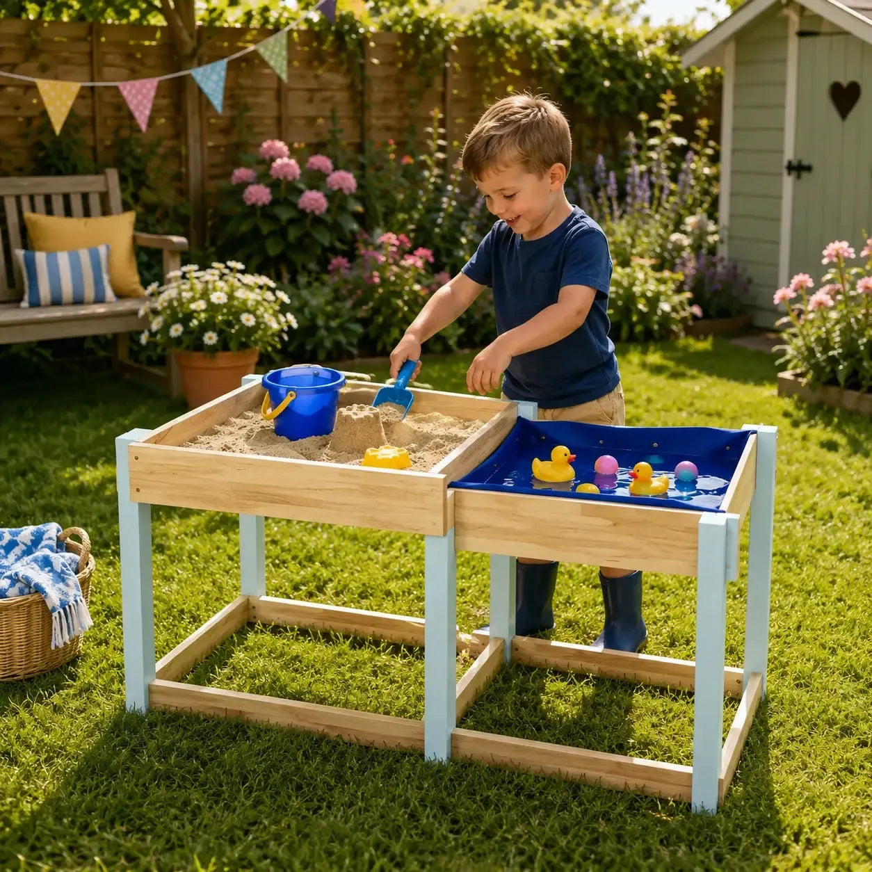 Outdoor Sand and Water Play Table-Outdoor Sand and Water Play Table