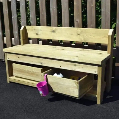 Outdoor Storage Buddy Bench-Outdoor Storage Buddy Bench