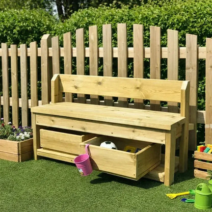 Outdoor Storage Buddy Bench-Outdoor Storage Buddy Bench
