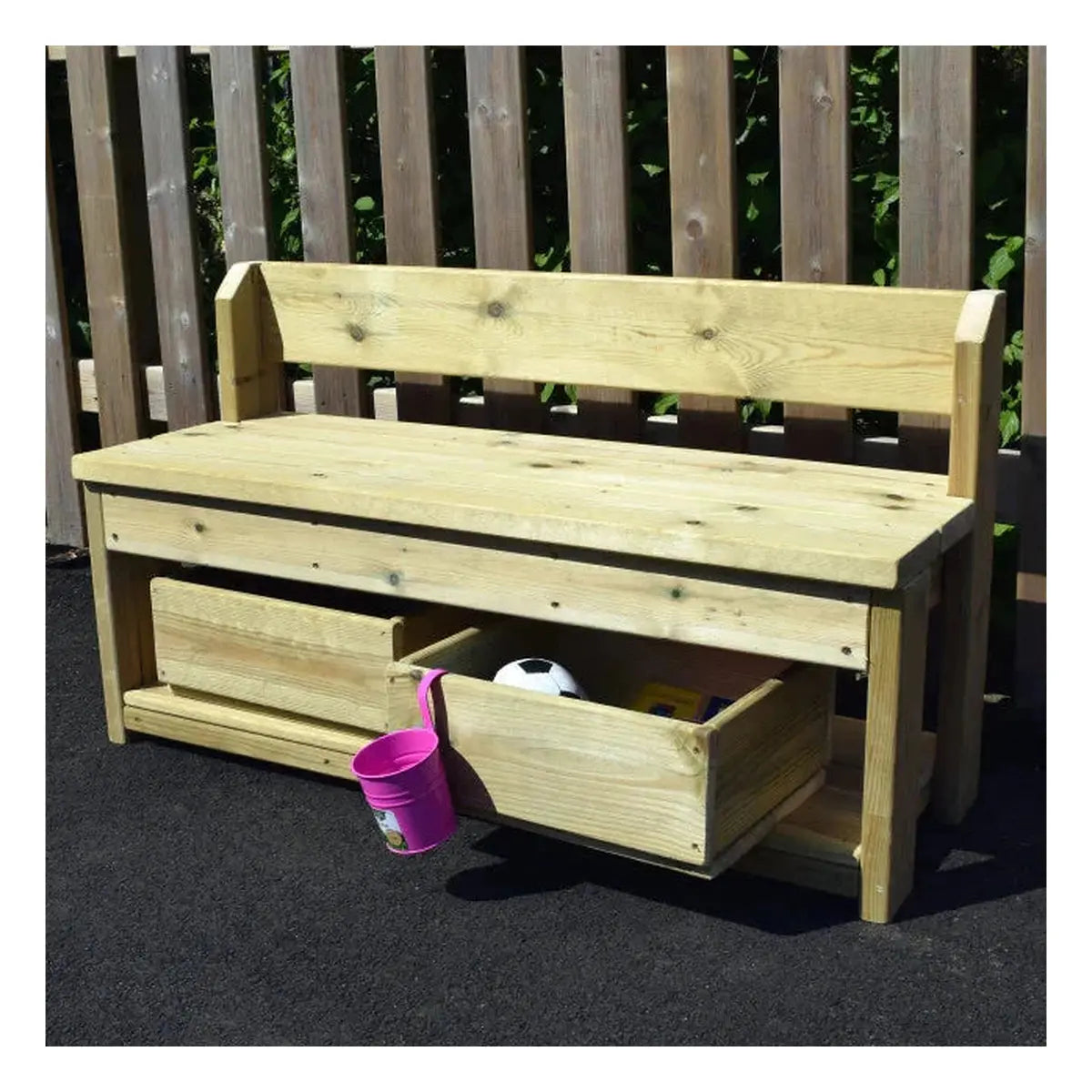 Outdoor Storage Buddy Bench-Outdoor Storage Buddy Bench