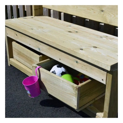 Outdoor Storage Buddy Bench-Outdoor Storage Buddy Bench