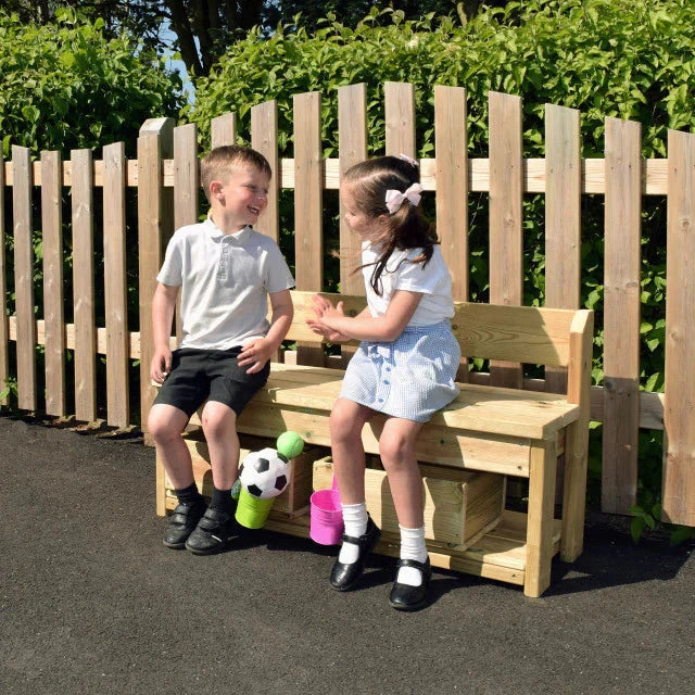 Outdoor Storage Buddy Bench-Outdoor Storage Buddy Bench