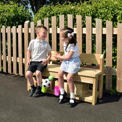 Outdoor Storage Buddy Bench-Outdoor Storage Buddy Bench