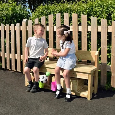 Outdoor Storage Buddy Bench-Outdoor Storage Buddy Bench