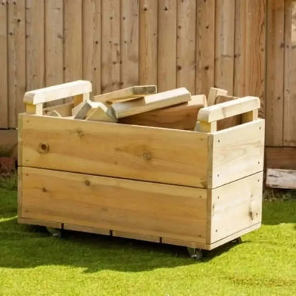 Outdoor Storage Cart with Cover-Outdoor Storage Cart with Cover