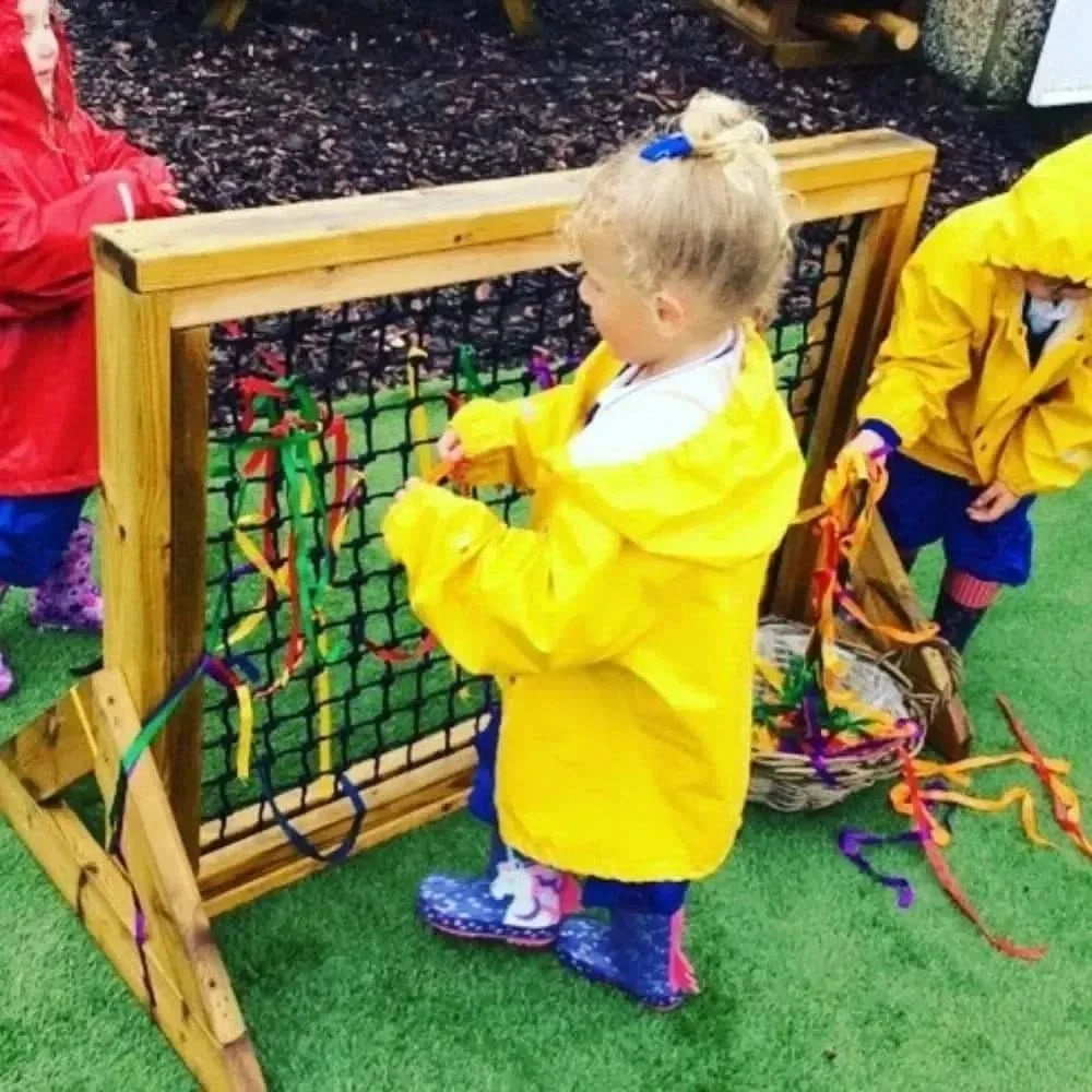 Outdoor Weaving Net in Wooden Frame-Outdoor Weaving Net in Wooden Frame