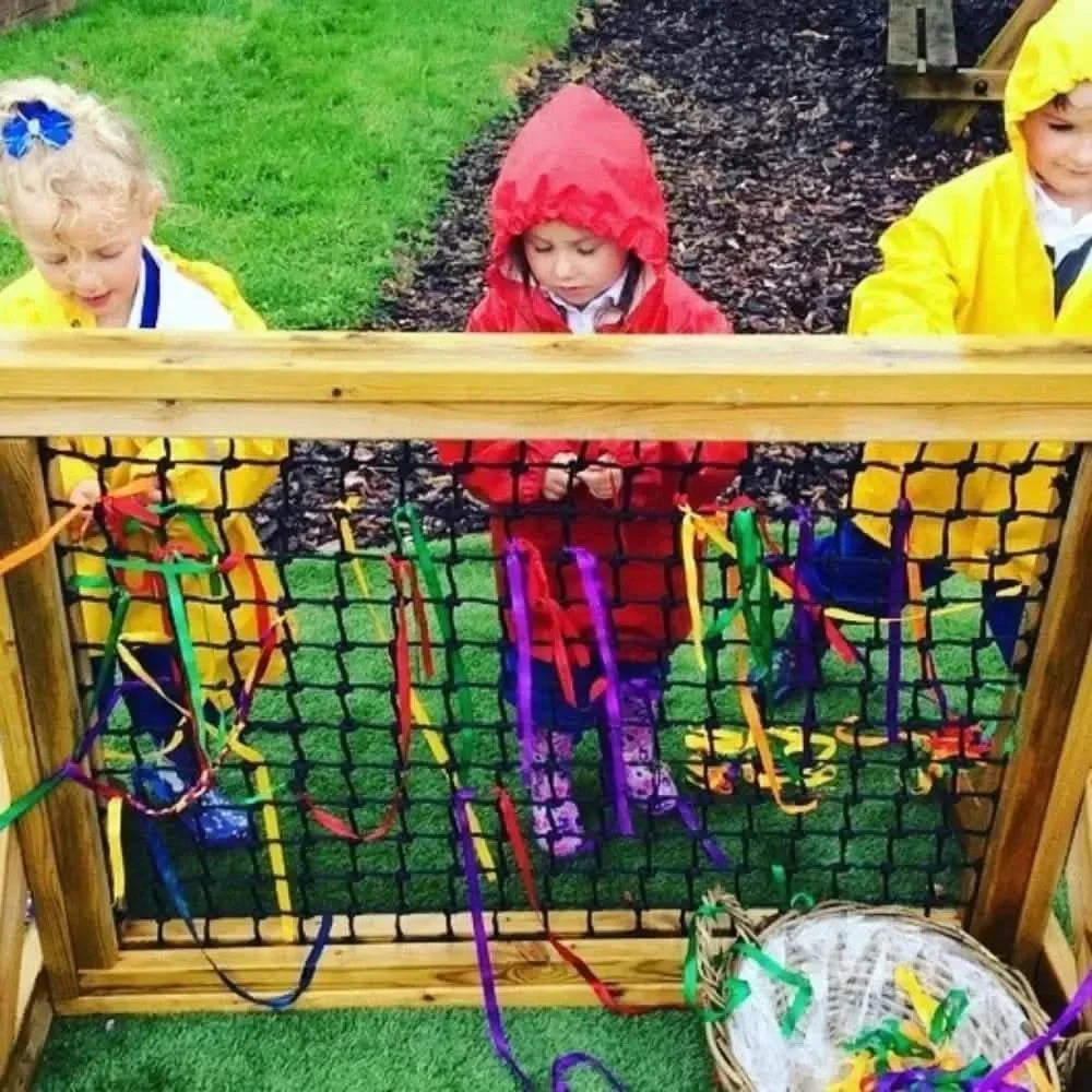 Outdoor Weaving Net in Wooden Frame-Outdoor Weaving Net in Wooden Frame