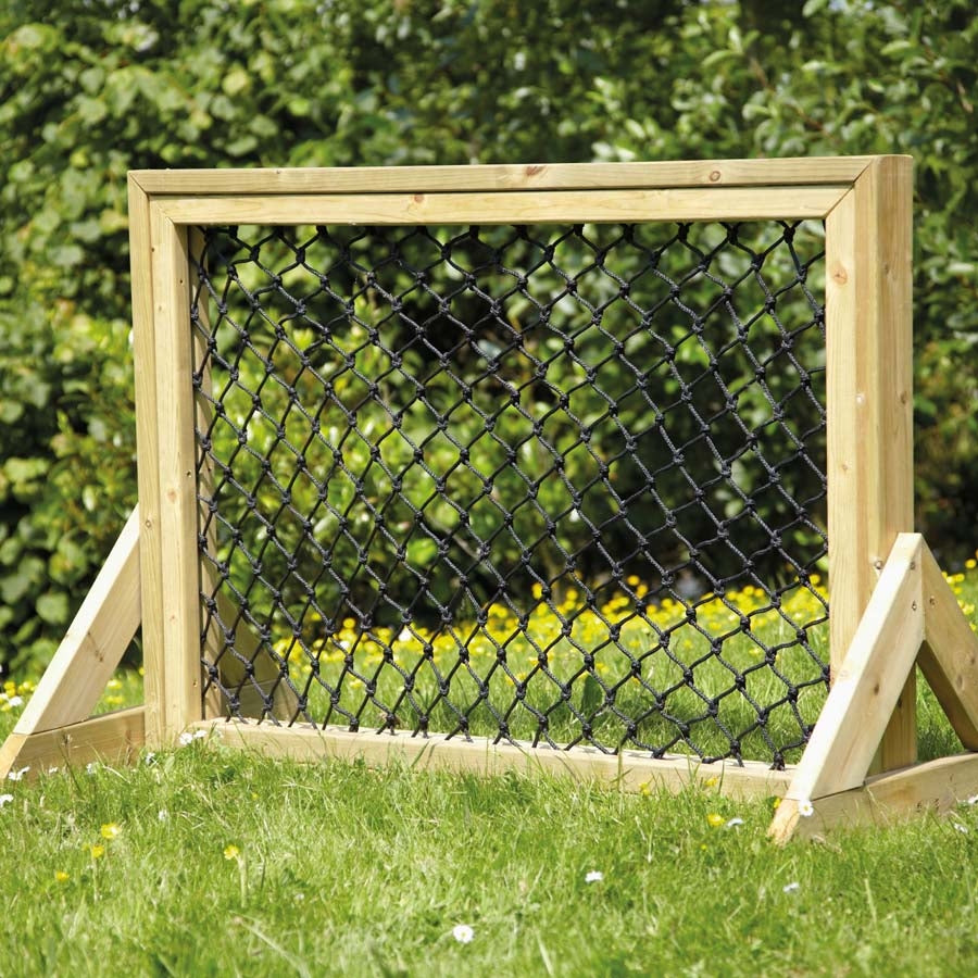 Outdoor Weaving Net in Wooden Frame, Improve fine motor skills with this sturdy Outdoor Weaving Net in Wooden Frame. The Outdoor Weaving Net in Wooden Frame can be used with other panels to make an enclosed, sectioned off zone or used independently. Accessories not included. This is made from pre-treated Scandinavian Redwood which is guaranteed against rot and insect infestation for 10 years. Use for weaving patterns and pictures. Tie messages and ideas or attach giant beads, buttons or natural materials. I