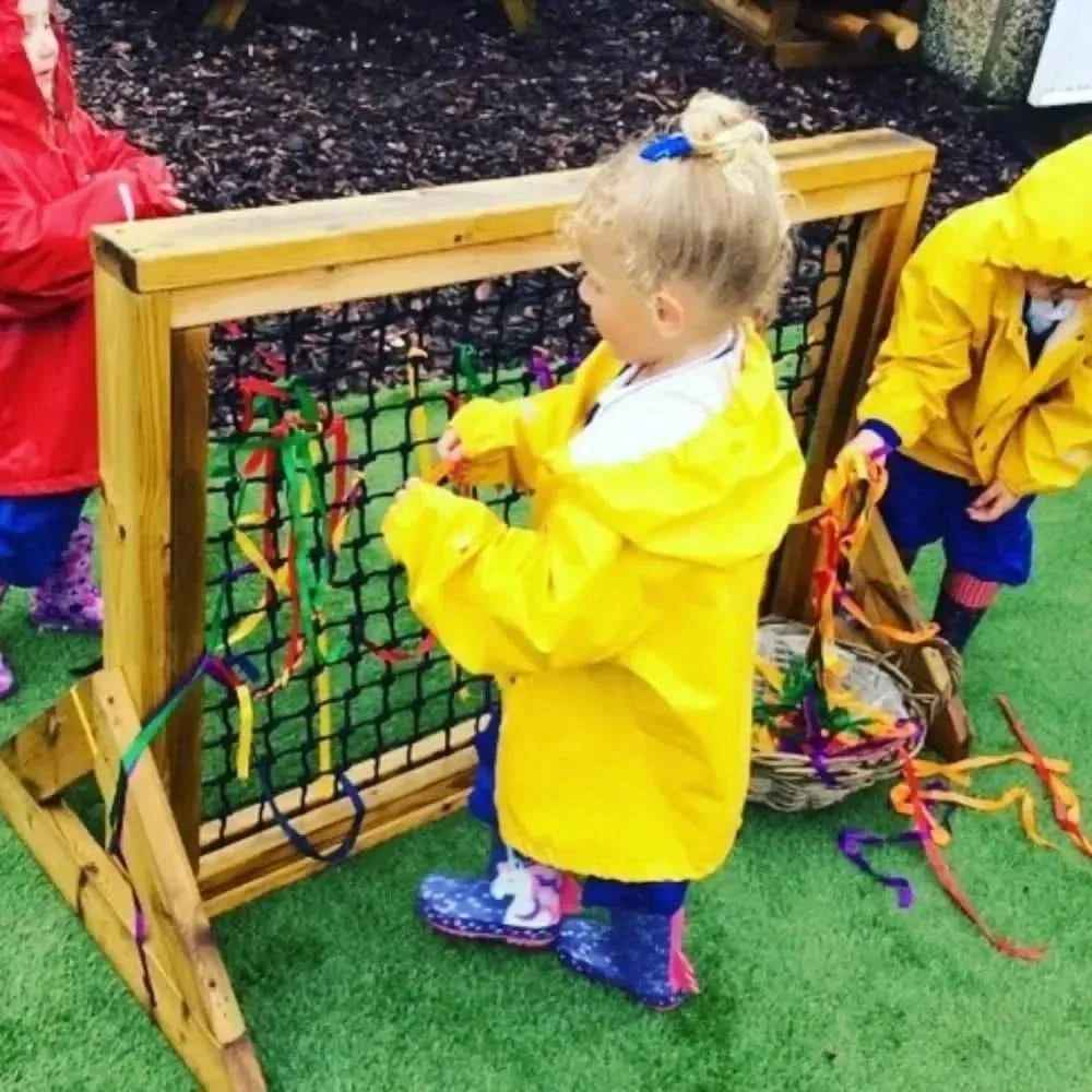 Outdoor Weaving Net in Wooden Frame-Outdoor Weaving Net in Wooden Frame