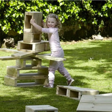 Outdoor Wooden Building Blocks Pack of 22-Outdoor Wooden Building Blocks Pack of 22