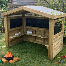 Outdoor Wooden Mark Making Hut-Outdoor Wooden Mark Making Hut