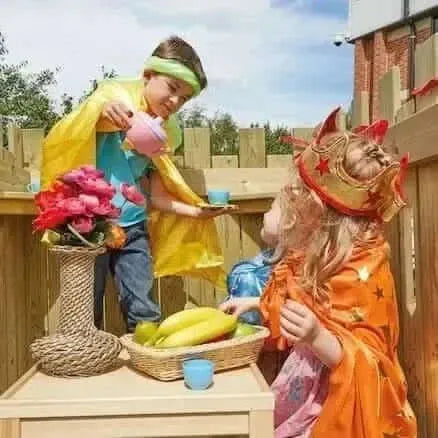 Outdoor Wooden Play Castle-Outdoor Wooden Play Castle