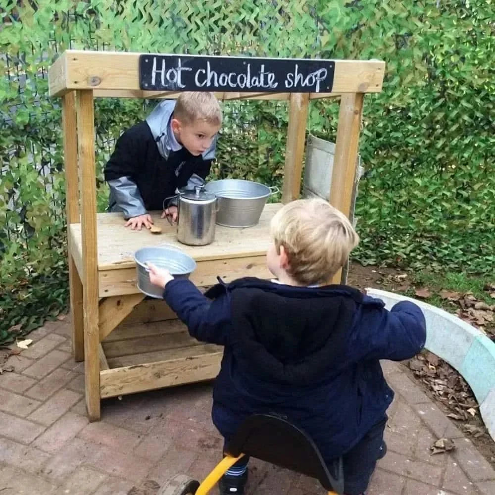 Outdoor Wooden Play Shop-Outdoor Wooden Play Shop